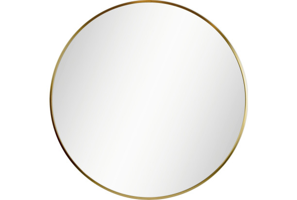 Nástenné zrkadlo Josie 60 cm, zlaté okrúhle