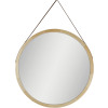 Závesné zrkadlo Tiara 55 cm, drevo